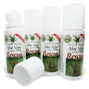Pack x4 gel Rescue roll on 60ml